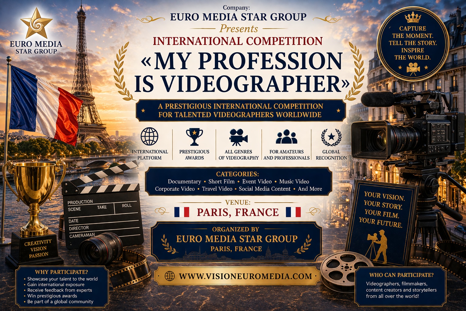 #VIDEOGRAPHER #video #grapher #конкурс #конкурсы #Париж #Международныеконкурсы #Студия киностудия, подать заявку, дети, школа, учитель, школьный, учебное, директор, редактор, пресса, лучший, победа