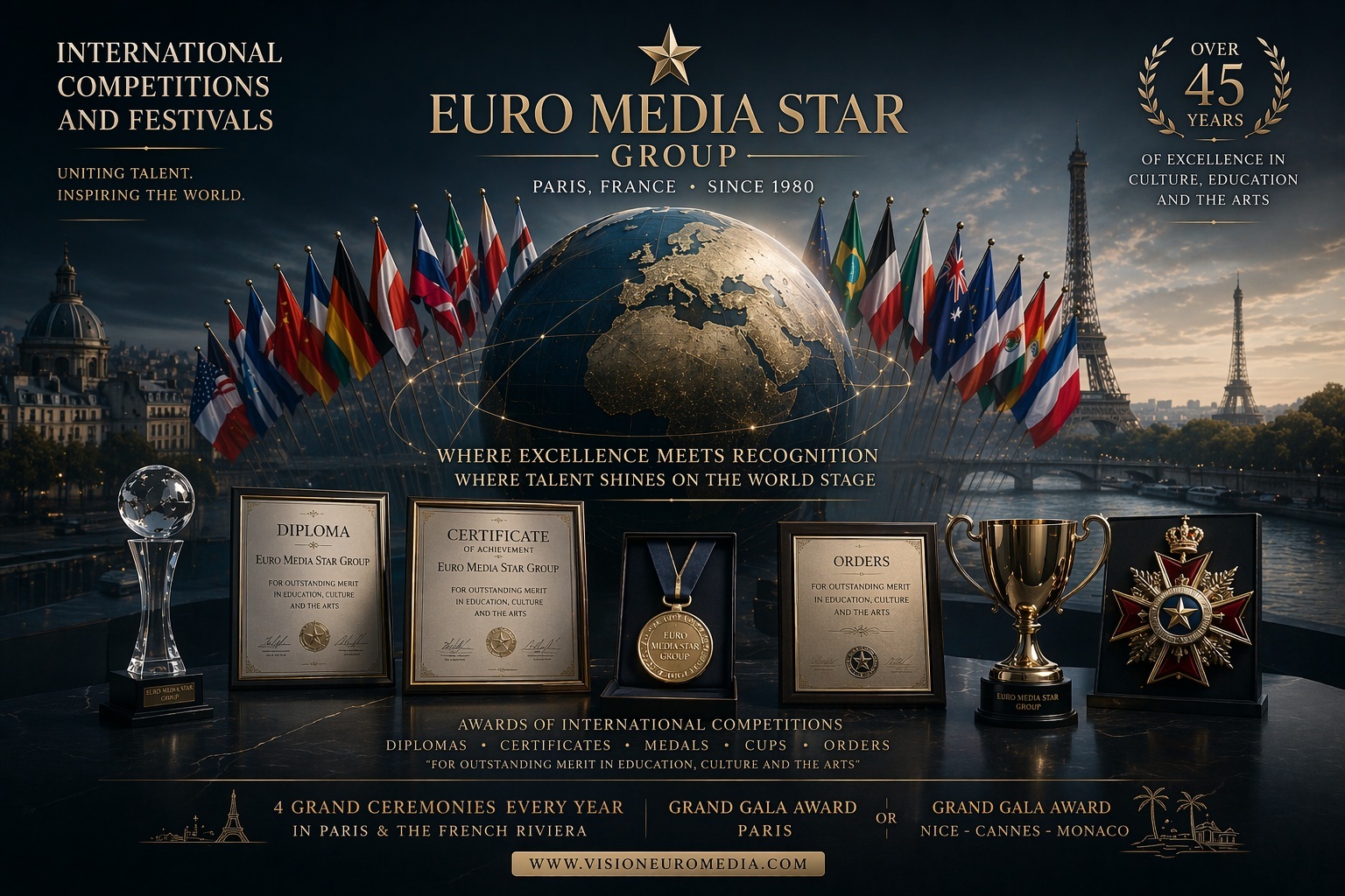 EURO MEDIA STAR GROUP ™ | EVENT AGENCY & PRODUCTION CENTER | WWW.EUROMEDIA.INFO